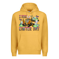 Mustard I Dig Easter Day Premium Hoodie - CowhideDigitalArt