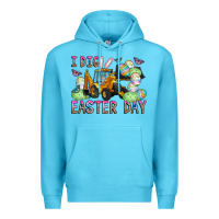 Ocean Blue I Dig Easter Day Premium Hoodie - CowhideDigitalArt