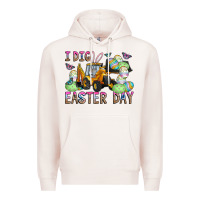 Pale Pink I Dig Easter Day Premium Hoodie - CowhideDigitalArt