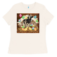 Bone cow and chick easter Ladies Tee - TumblerDesignByShophia