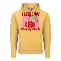 Vintage Mustard I like you cherry much Valentine's Day Vintage Hoodie - FaDigitalArtStudio