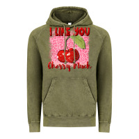 Vintage Olive I like you cherry much Valentine's Day Vintage Hoodie - FaDigitalArtStudio