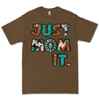 Cacao just mom it cowhide turquoise Premium Tee - Jasminsmagicworld