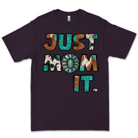 Plum just mom it cowhide turquoise Premium Tee - Jasminsmagicworld