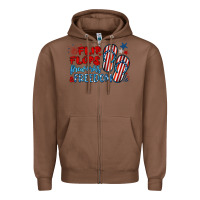 Chestnut flip flops fireworks & freedom Zipper Hoodie - BarkalooDesign
