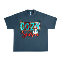 Midnight Navy cozy season Urban Heavy Tee - OliviaCreatesArt