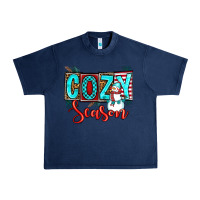 Navy cozy season Urban Heavy Tee - OliviaCreatesArt