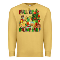 Antique Gold full of holiday spirit Premium Sweatshirt - AdoDesignShop