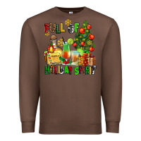 Chestnut full of holiday spirit Premium Sweatshirt - AdoDesignShop