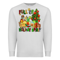 Dove Grey full of holiday spirit Premium Sweatshirt - AdoDesignShop
