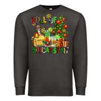 Smoke full of holiday spirit Premium Sweatshirt - AdoDesignShop