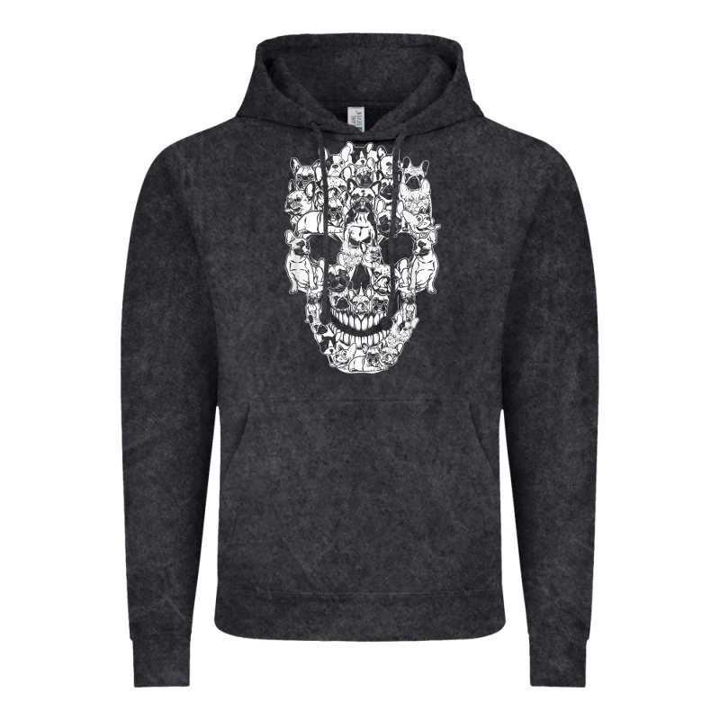 Matching Family French Bulldog Dog Skull Costume Halloween Vintage Hoodie by maiPhamDesign | Teevron