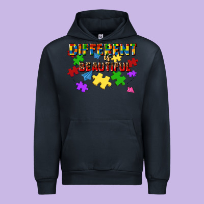 Different Is Beautiful Urban Hoodie Designed By Jahusdesignshop