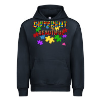 Navy different is beautiful Urban Hoodie - JahusDesignShop