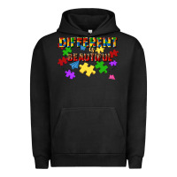 Pigment Black different is beautiful Urban Hoodie - JahusDesignShop