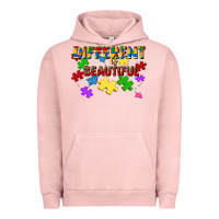 Pigment Salmon different is beautiful Urban Hoodie - JahusDesignShop
