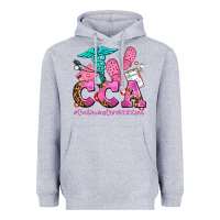 Heather Grey cca  continuing care assistant with crocs Heavyweight Hoodie - AdoDesignShop