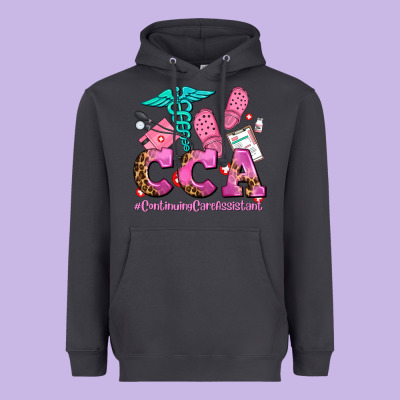 Cca  Continuing Care Assistant With Crocs Heavyweight Hoodie Designed By Adodesignshop