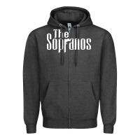 Charcoal Heather the sopranos Zipper Hoodie - maiPhamDesign