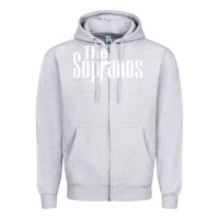 Heather Grey the sopranos Zipper Hoodie - maiPhamDesign