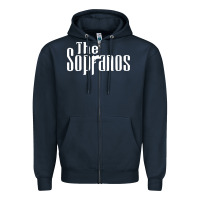 Navy the sopranos Zipper Hoodie - maiPhamDesign