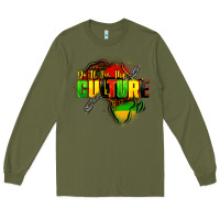 Army Green Do it for the culture Long Sleeve Tee - FaDigitalArtStudio