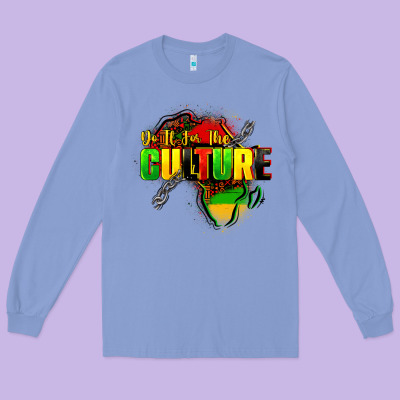 Do It For The Culture Long Sleeve Tee Designed By Fadigitalartstudio