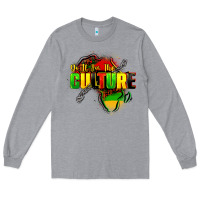Heather Grey Do it for the culture Long Sleeve Tee - FaDigitalArtStudio