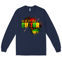 Navy Do it for the culture Long Sleeve Tee - FaDigitalArtStudio