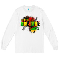 White Do it for the culture Long Sleeve Tee - FaDigitalArtStudio