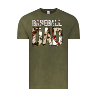 Vintage Olive no background baseball dad Vintage Tee - Jasminsmagicworld