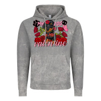 My Dog Is My Valentine's Day Vintage Hoodie | Teevron