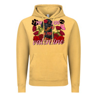 Vintage Mustard My dog is my Valentine's Day Vintage Hoodie - FaDigitalArtStudio