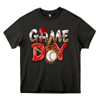 Asphalt Game day Baseball Heavy Core Tee - NancyCooperArtShop