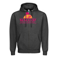 Charcoal Heather suncoast music movie retro vintage t shirt Zipper Hoodie - maiPhamDesign