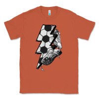 Copper Lightning bolt Soccer Classic Tee - HowdyJamesFarm