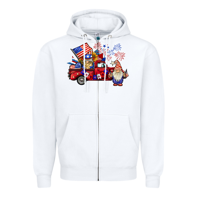 American Gnomies Truck Zipper Hoodie by BarkalooDesign | Teevron