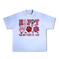 Grape Ice happy valentine's day paws Urban Heavy Tee - OliviaCreatesArt