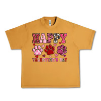 Peanut Butter happy valentine's day paws Urban Heavy Tee - OliviaCreatesArt