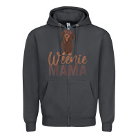 Smoke Dog Lover Women Gift Weenie Mama Pet Mom Wiener Dachshund Zipper Hoodie - maiPhamDesign