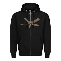 Black ceiling fan lazy diy halloween costume funny easy t shirt Zipper Hoodie - maiPhamDesign