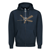 Navy ceiling fan lazy diy halloween costume funny easy t shirt Zipper Hoodie - maiPhamDesign