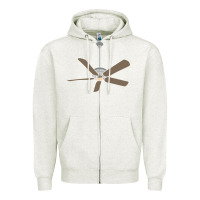 Oatmeal Heather ceiling fan lazy diy halloween costume funny easy t shirt Zipper Hoodie - maiPhamDesign
