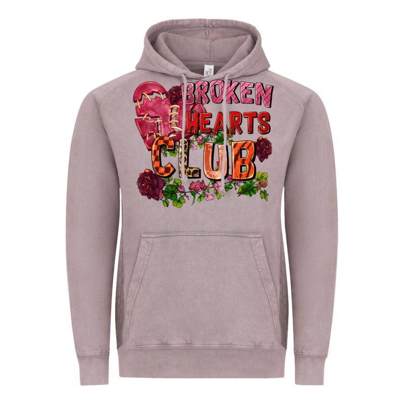 Broken Heart Club Vintage Hoodie by FaDigitalArtStudio | Teevron