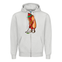 Dove Grey Funny Golfing Hot Dog Golf Gifts Shirts for Men Boys Golfer Zipper Hoodie - maiPhamDesign
