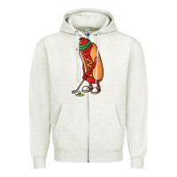 Oatmeal Heather Funny Golfing Hot Dog Golf Gifts Shirts for Men Boys Golfer Zipper Hoodie - maiPhamDesign