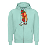 Seafoam Funny Golfing Hot Dog Golf Gifts Shirts for Men Boys Golfer Zipper Hoodie - maiPhamDesign