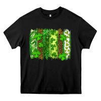 Black St Patrick's Day Brushstrokes Heavy Core Tee - RanaPortraitStore