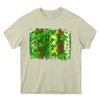 Mossy St Patrick's Day Brushstrokes Heavy Core Tee - RanaPortraitStore