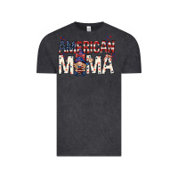 American Mama With Gnome Mothers Day Vintage Tee | Teevron